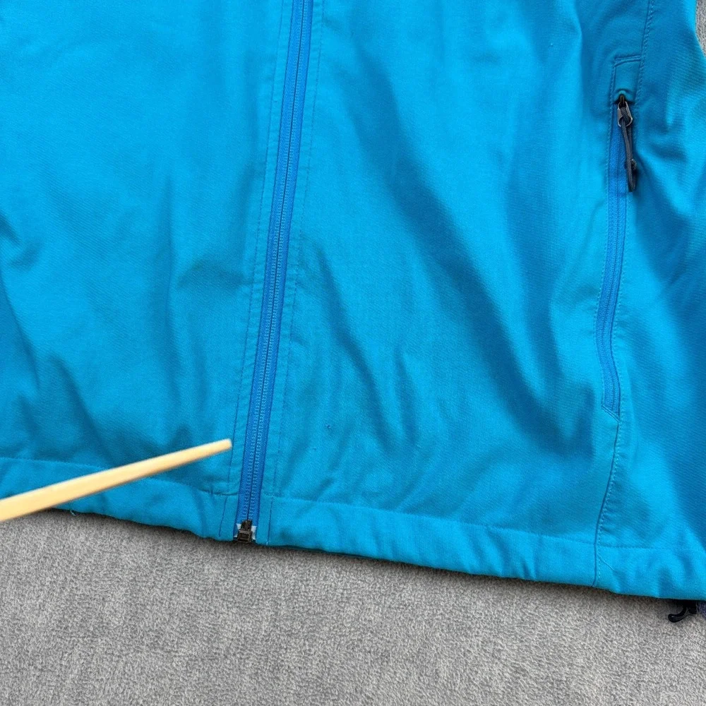 The North Face Jacket Mens Large Blue Nimble WindWall Hooded Hiking Outdoor‎